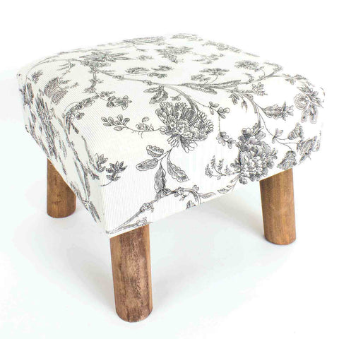 Floral Footstool - MK Choices CIC