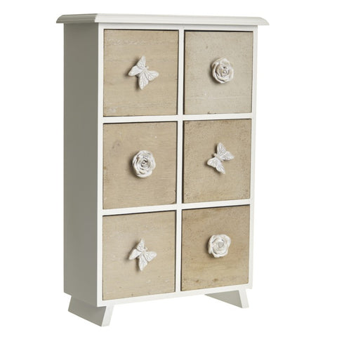 6 Drawer Cabinet With Decorative Knobs - MK Choices CIC