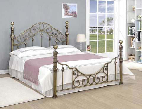 Canterbury Antique Brass Bed - MK Choices CIC