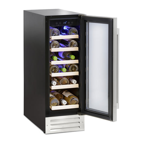 MONTPELLIER 19 BOTTLE CAPACITY SINGLE ZONE WINE CHILLER - MK Choices CIC